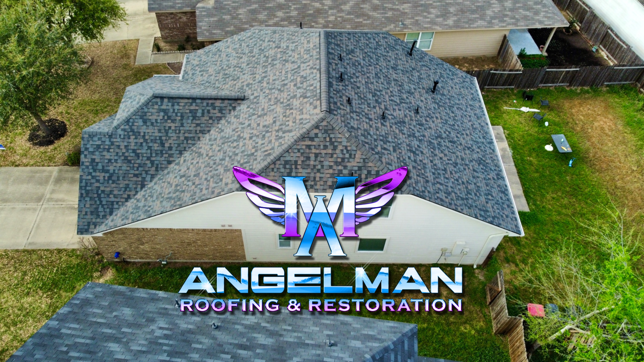 Angelman roofing and restoration finishing work